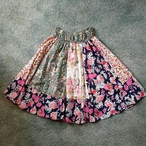 Cotton Skirt - Full, elastic waistband